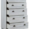 Haven Bay - Brown / Beige - Five Drawer Chest - Image 4