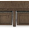 Boardernest - Brown - Cocktail Table With 4 Stools (Set of 5) - Image 4