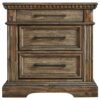 Markenburg - Brown - Three Drawer Night Stand - Image 3