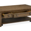 Bay Creek - Rectangular Cocktail Table With Casters - Toasted Nutmeg - Image 3