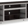 Darborn - Gray / Brown - Xl TV Stand W/Fireplace Option - Image 4