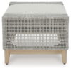 Seton Creek - Gray - Ottoman With Cushion - Image 2