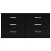 Finch - Black - Six Drawer Dresser - 29'' Height - Image 2