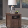 Budmore - Brown Dark - Rectangular End Table - Image 3