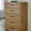 Dakmore - Brown - Five Drawer Chest - Image 3