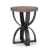 Bowden - Round Accent Table - Rustic Honey - Image 3