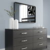 Finch - Black - Six Drawer Dresser - 29'' Height - Image 3