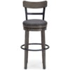 Caitbrook - Gray - Tall Uph Swivel Barstool - Image 4