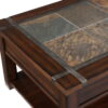 Roanoke - Rectangular Sofa Table - Cherry And Slate - Image 2