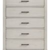 Darborn - Gray / Brown - Five Drawer Chest - Image 4