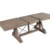 Paxton Place - Trestle Dining Table - Dovetail Grey - Image 3