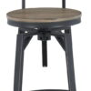 Lesterton - Light Brown / Black - Swivel Barstool (Set of 2) - Image 3