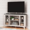 Dorrinson - Two-tone - Corner TV Stand/Fireplace Opt - Image 2