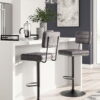 Strumford - Tall Swivel Barstool (Set of 2) - Image 2