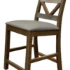 Loft Brown - 24” Barstool - Two Tone Gray / Brown - Image 2