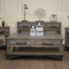 Loft Brown - Sofa Table With 2 Drawers - Two Tone Gray / Brown - Image 3