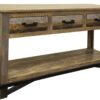 Loft Brown - Sofa Table With 2 Drawers - Two Tone Gray / Brown - Image 2