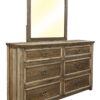 Montana - Mirror - Two Tone Light Brown - Image 3