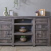 San Antonio - 60" TV Stand / Console - Dark Gray - Image 4