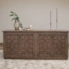 London - 4 Door Console - Walnut Brown - Image 3