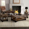 Loft Brown - Sofa Table With 2 Drawers - Two Tone Gray / Brown - Image 4