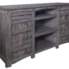 San Antonio - 60" TV Stand / Console - Dark Gray - Image 3