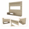 Manufactured Wood Open Shelving Entertainment Center - Light Pine - Image 4