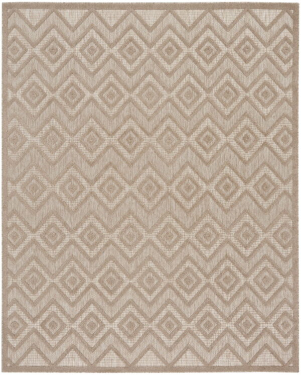 9' X 12' Area Rug Geometric Flatweave Area Rug - Beige