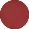 8' X 8' Round Non Skid Indoor / Outdoor Area Rug - Brick Red - Image 3