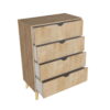 Four Drawer Standard Chest - Natural - Image 4