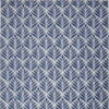 7' X 10' Floral Stain Resistant Non Skid Area Rug - Blue - Image 3