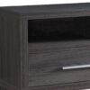 Cabinet Enclosed Storage TV Stand - Gray - Image 2