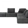 Modern Floor Pillow Modular Sectional Sofa - Charcoal Gray - Image 3