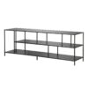 Metal Open Shelving, TV Stand - Black - Image 4