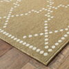 7' X 10' Geometric Stain Resistant Indoor / Outdoor Area Rug - Tan - Image 2