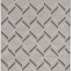 7' X 10' Machine Woven UV Treated Herringbone Illusion Indoor / Outdoor Area Rug - Gray - Image 3