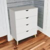 Four Drawer Standard Chest - White - Image 3