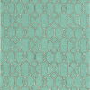 7' X 10' Moroccan Indoor / Outdoor Area Rug - Green - Image 4