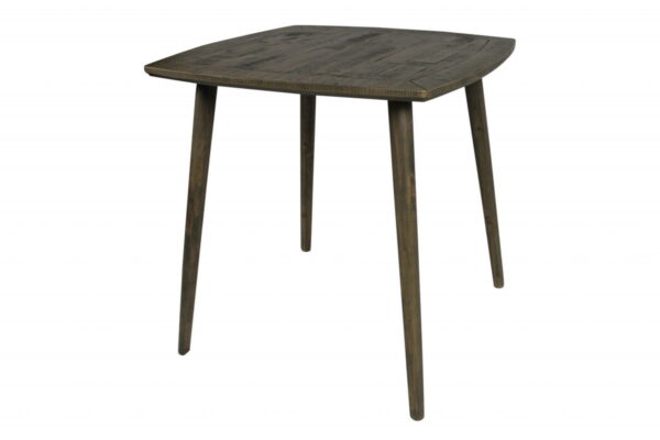 Square Solid Wood Dining Table - Brown