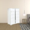 Five Drawer Accent Chest - White - Image 3