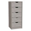 Five Drawer Standard Chest - Oak - Image 4