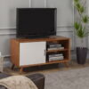 Flair Mid Century, Mod TV Console - Acorn / White - Image 3