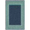 7' X 10' Outdoor / Indoor Area Rug - Blue / Green - Image 3