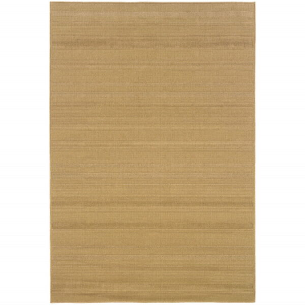 9' X 13' Stain Resistant Indoor / Outdoor Area Rug - Beige