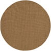 8' X 8' Round Stain Resistant Indoor & Outdoor Area Rug - Tan - Image 4