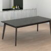 Rectangular Dining Table - Black / Rose Gold - Image 4