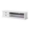 Classic Entertainment Unit With Two Drawers - White - Image 2