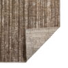 8' X 10' Striped Stain Resistant Indoor / Outdoor Area Rug - Brown / Ivory - Image 4