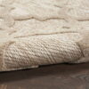 7' X 10' Area Rug Geometric Flatweave - Beige - Image 4