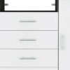 Four Drawer Dresser / Accent Chest - White - Image 4